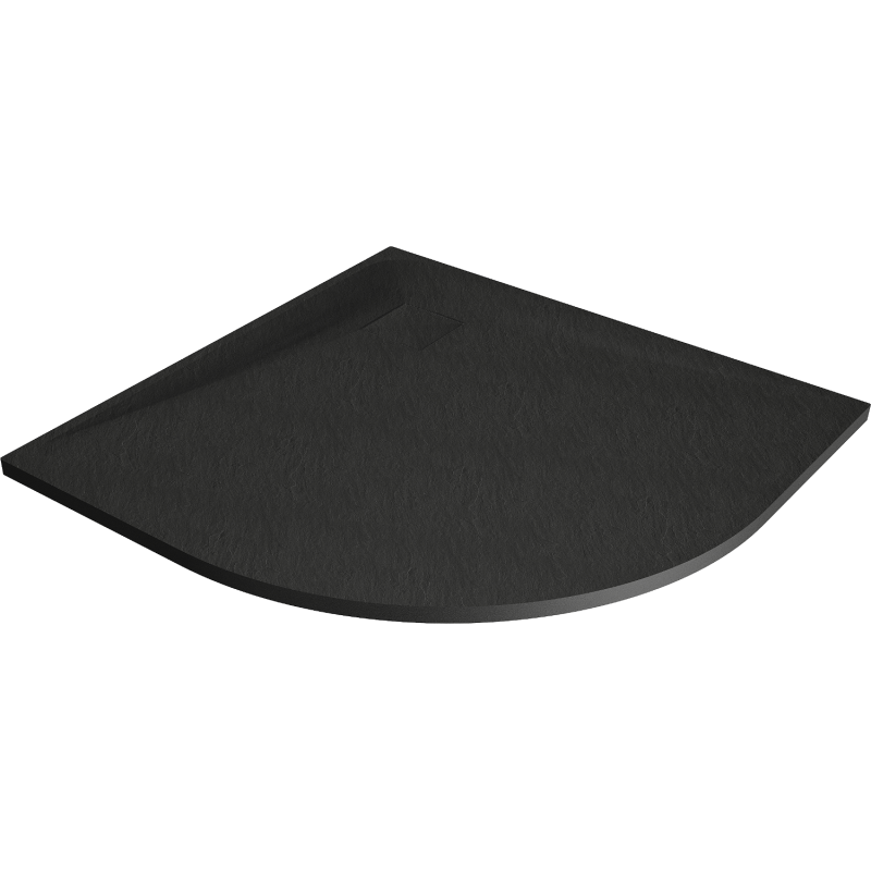 Mexen Bert cadaș de baie semicircular SMC 90 x 90 cm, negru - 4KR709090