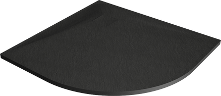 Mexen Bert cadaș de baie semicircular SMC 90 x 90 cm, negru - 4KR709090