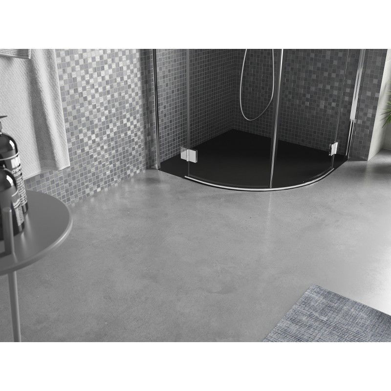 Mexen Bert cadă de duș semi-circulară SMC 90 x 90 cm, negru - 4KR709090