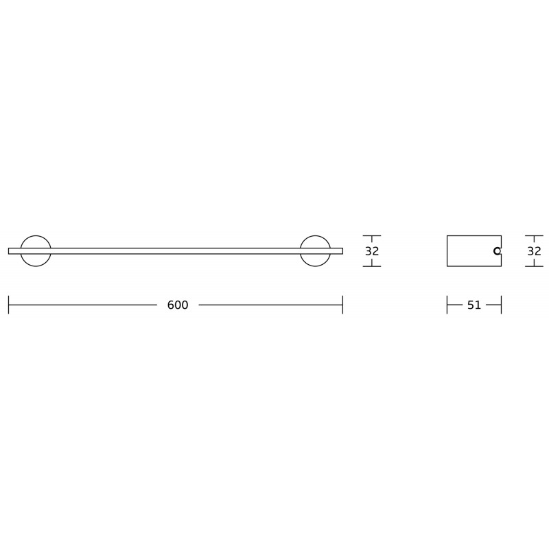 Mexen Aron suport pentru prosop, negru/auriu - 7088124-57