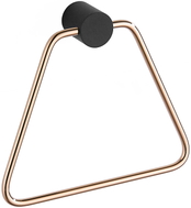 Mexen Aron suport pentru prosop, negru/aur roz - 7088132-67