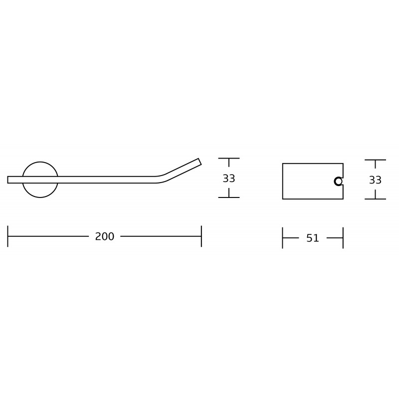 Mexen Aron WC-papír tartó, fekete/rózsaarany - 7088133-67