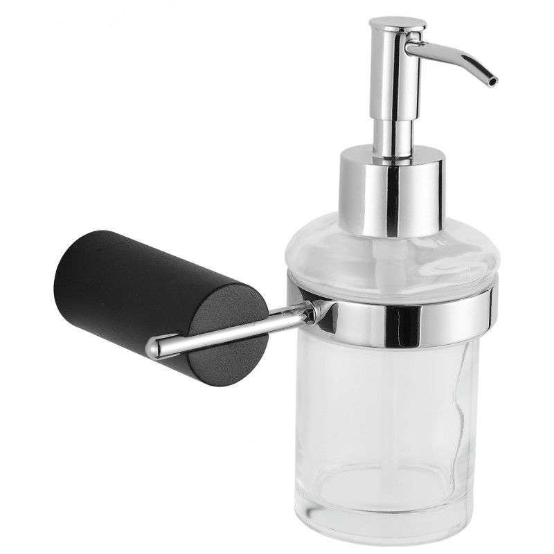 Mexen Aron distribuitor de săpun, negru/crom - 70881388-07