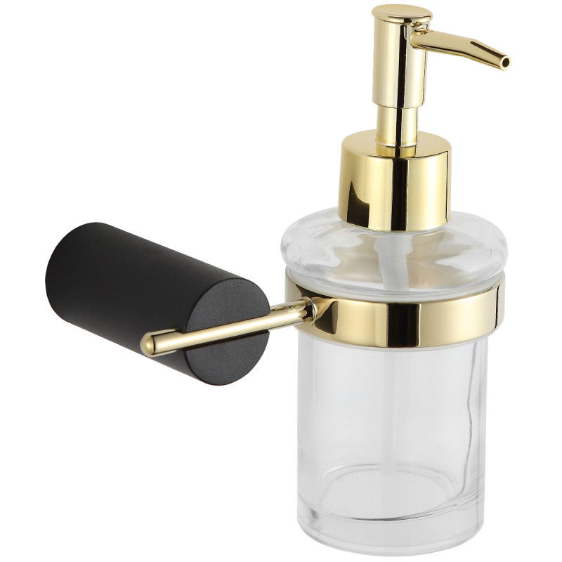 Dispenser de săpun Mexen Aron, negru/auriu - 70881388-57