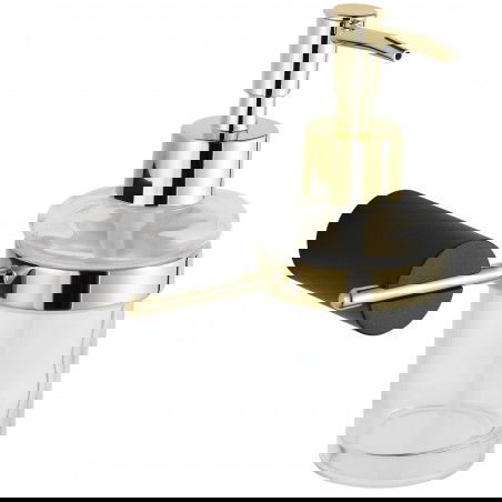 Mexen Aron dispozitiv de săpun, negru/auriu - 70881388-57