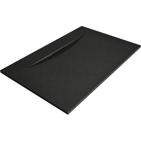 Mexen Egon cadă rectangulară SMC 150 x 80 cm, neagră - 4R708015