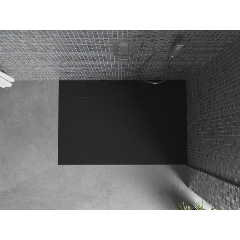 Mexen Egon cădiță de duș dreptunghiulară SMC 140 x 90 cm, negru - 4R709014