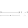 Mexen Dalia cuier pentru prosop, Aurie - 7017324-50