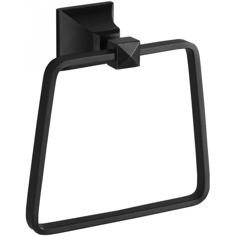 Mexen Dalia törölközőtartó, fekete - 7017332-70