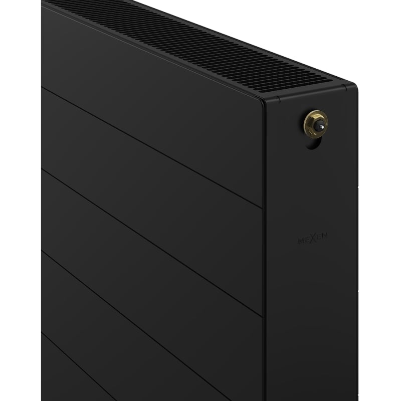 Mexen CCL22 Radiator de placă Line 500 x 1200 mm, conexiune inferioară centrală, 1637 W, negru - W6C22L-050-120-70