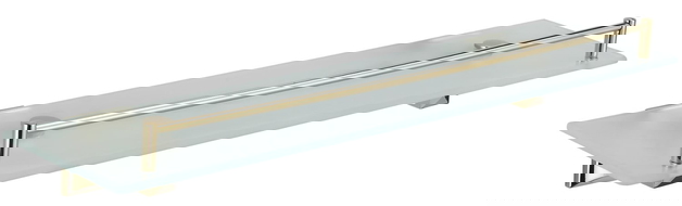 Mexen Dalia raft suspendat de sticlă, auriu - 7017337-50