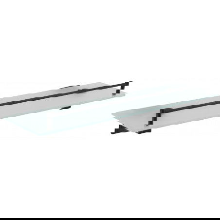 Mexen Dalia raft suspendat din sticlă, negru - 7017337-70