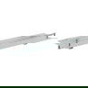Mexen Dalia raft suspendat din sticlă, crom - 7017337-00
