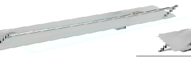Mexen Dalia raft de sticlă suspendat, Crom - 7017337-00