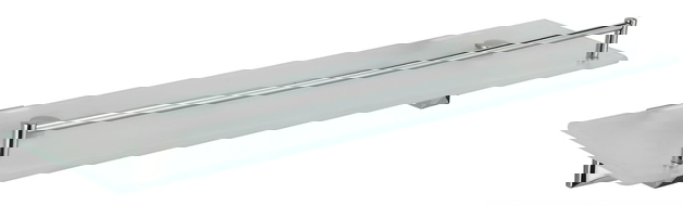 Mexen Dalia raft suspendat din sticlă, crom - 7017337-00