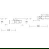 Mexen Dalia Suport pentru săpun, Neagră - 7017339-70