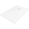 Mexen Stone+ kompozit zuhanytálca, téglalap alakú, 80 x 70 cm, fehér, fehér takarósapka - 44107080-W