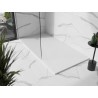 Mexen Stone+ téglalap alakú kompozit zuhanytálca 180 x 70 cm, fehér, fehér burkolat - 44107018-W