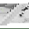 Mexen Stone+ bazin compozit quadrat de 80 x 80 cm, alb, capac alb - 44108080-W