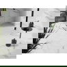 Mexen Stone+ bazin compozit quadrat de 80 x 80 cm, alb, capac alb - 44108080-W