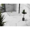 Brod băi cuartet de compozit Mexen Stone+ 100 x 100 cm, alb, acoperire aurie - 44101010-G