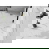Mexen Stone+ plăcișor compozit pătrat 70 x 70 cm, alb, capac de aur - 44107070-G
