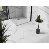 Mexen Stone+ tavă de duș pătrată din compozit 70 x 70 cm, albă, mască aurie - 44107070-G