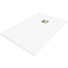 Mexen Stone+ bazin compozit dreptunghiular 110 x 90 cm, alb, capac auriu - 44109011-G
