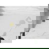 Mexen Stone+ kompozit zuhanytál téglalap 160 x 80 cm, fehér, arany takaró - 44108016-G