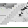 Mexen Stone+ kompozit zuhanytál téglalap alakú 100 x 80 cm, fehér, arany takaró - 44108010-G