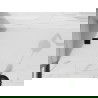 Mexen Stone+ kompozit zuhanytál 160 x 80 cm, fehér, fekete álcázó - 44108016-B