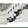 Mexen Stone+ duș compozit dreptunghiular 130 x 70 cm, alb, mască neagră - 44107013-B