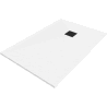 Bază de duș rectangulară compozită Mexen Stone+ 100 x 80 cm, albă, mascare neagră - 44108010-B
