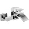 Mexen Libra baterie de baie, crom - 745130-00