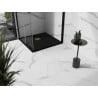 Mexen Stone+ cadă de duș pătrată din compozit 70 x 70 cm, negru, masca aurie - 44707070-G