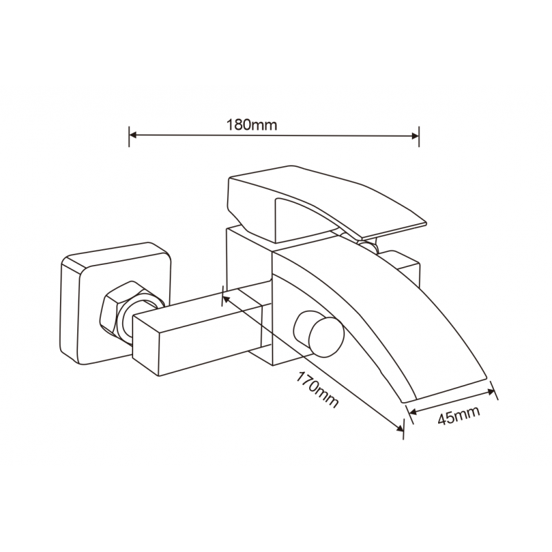 Mexen Libra fürdőszobai csaptelep, arany - 745130-50