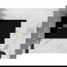Mexen Stone+ cada din compozit dreptunghiular 110 x 80 cm, negru, masca aurie - 44708011-G