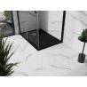 Mexen Stone+ broderie compozit dreptunghiulară 140 x 80 cm, negru, mască aurie - 44708014-G