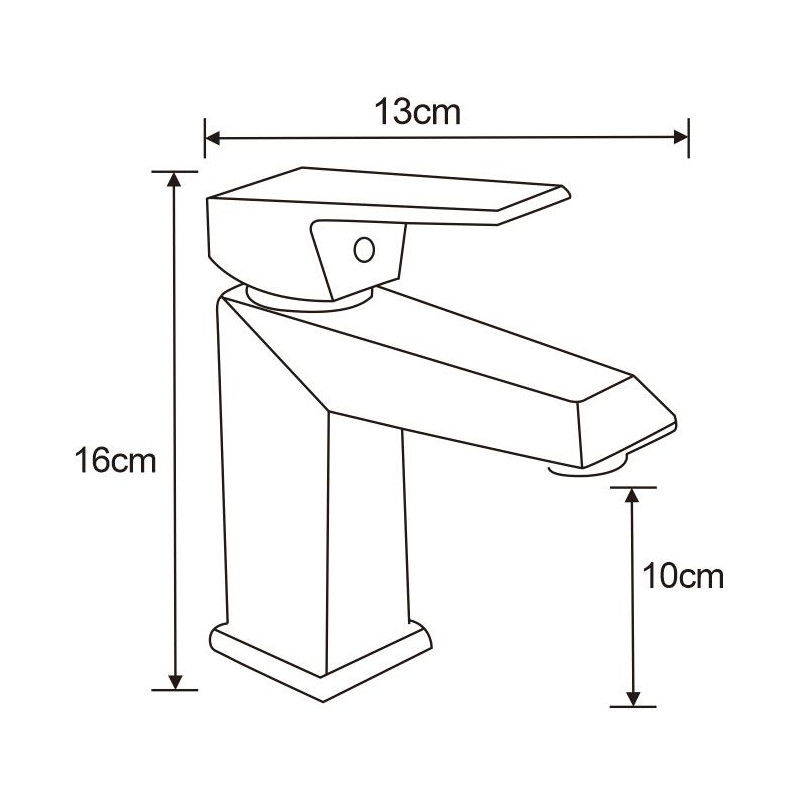 Mexen Zila mosdó csaptelep, króm - 746800-00