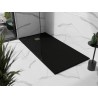 Mexen Stone+ kompozit téglalap alakú zuhanytálca 180 x 100 cm, fekete, arany fedéllel - 44701018-G