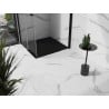Mexen Stone+ cadă de duș din compozit pătrată 90 x 90 cm, negru, capac negru - 44709090-B
