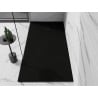 Mexen Stone+ kompozit zuhanytálca téglalap alakú 160 x 90 cm, fekete, fekete takaróelem - 44709016-B