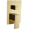 Mexen Uno baterie de cadă încastrată, aurie - 71435-50