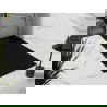 Mexen Stone+ kompozit zuhanyzó 200 x 80 cm, fekete, fekete takaró - 44708020-B