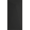 Mexen Stone+ cadă de duș din compozit dreptunghiulară 180 x 80 cm, negru, mască neagră - 44708018-B