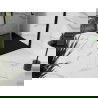Mexen Stone+ kompozit zuhanytál téglalap 130 x 80 cm, fekete, fekete takaró - 44708013-B