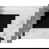 Mexen Stone+ kompozit zuhanytál téglalap alakú 140 x 80 cm, fekete, fekete lefolyóval - 44708014-B