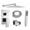 Set de duș de perete Mexen Uno DR02, crom - 71435DR02-00
