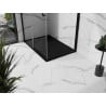 Mexen Stone+ téglalap alakú kompozit zuhanytálca 120 x 90 cm, fekete, fekete fedéllel - 44709012-B