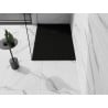 Mexen Stone+ cădiță din compozit dreptunghiular 90 x 80 cm, negru, capac negru - 44708090-B